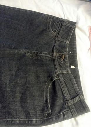 Базові темно синні без потертостей джинси буткат booutkat3 фото