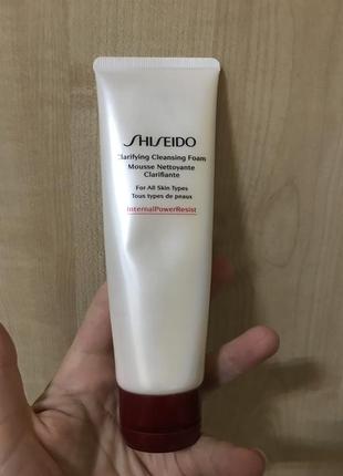 Shiseido пена для умывания половина