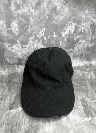 Кепка gucci monogram black