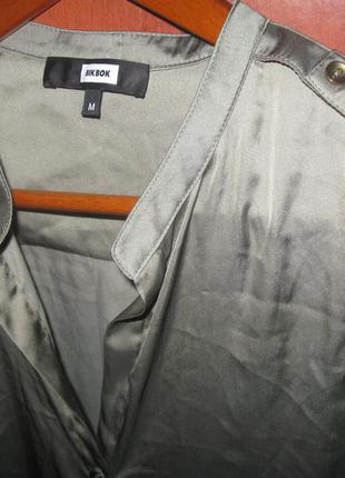 Блуза-довга туніка хакі4 фото