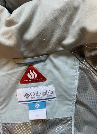 Куртка columbia xs небесно голубого цвета4 фото