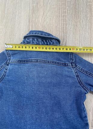 Джинсова куртка джинсовая курточка 86-92 1,5-2 роки.8 фото