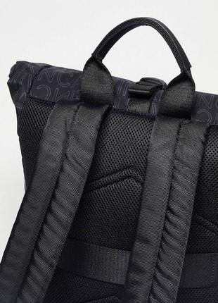 Рюкзак портфель calvin klein roll top backpack in black3 фото