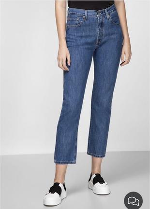 Женские джинсы levi's 501 crop w25/l261 фото