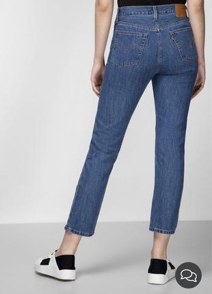 Женские джинсы levi's 501 crop w25/l262 фото