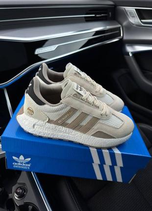 📊мужские кроссовки adidas originals retropy e5 beige brown