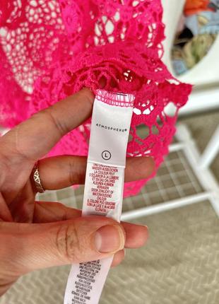 Нова рожева мереживна сукня на купальник 🩷🩷🩷6 фото