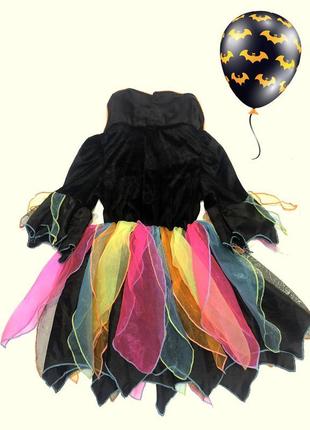 Яскраве плаття маленької королеви + повітряний хелловінівський ку2 фото