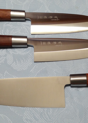 Японський ніж деба для суші, риби, лосося (22 див. лезо)2 фото