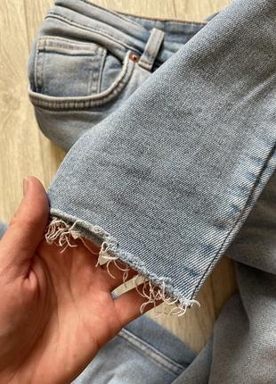 Светлые джинсы zara размер s 36 весенние узкие4 фото