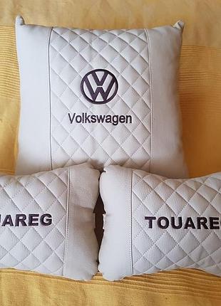 Подушка на підголовник для авто з логотипом volkswagen / volkswag