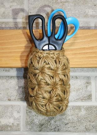 Кошик підвісний m з джуту подовжений 5x11