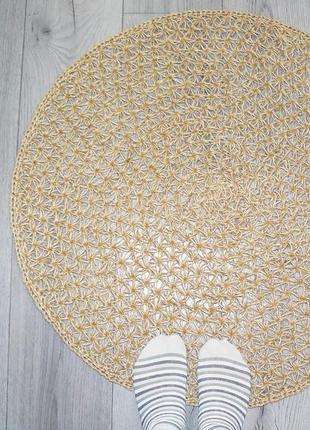 Килимок для ванної кімнати (75см), еко килимок, килимок з джуту1 фото