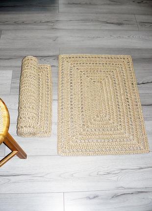 Килимок 71х51cм з джуту