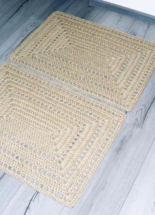 Килимок 71х51cм з джуту