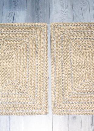 Килимок 71х51cм з джуту