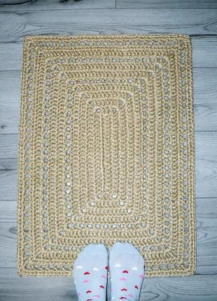 Килимок 71х51cм з джуту