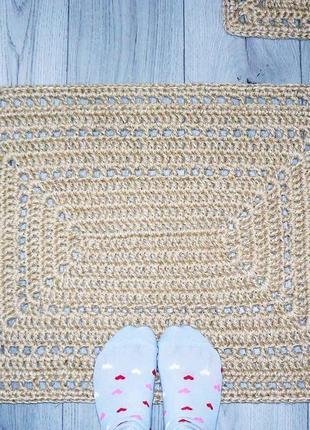 Килимок 71х51cм з джуту