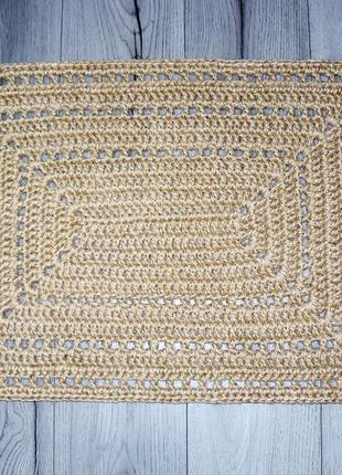 Килимок 71х51cм з джуту