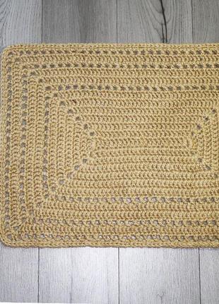 Килимок 71х51cм з джуту