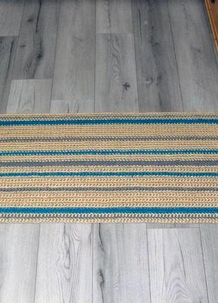 Еко килимок доріжка з джуту (50х260см)2 фото