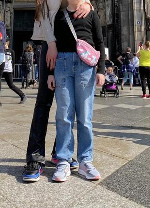 Джинсы mom fit zara 140 размер