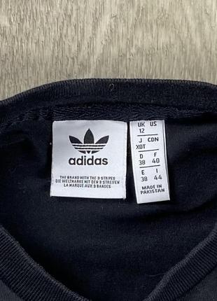 Adidas original футболка m размер женская чёрная с лого оригинал3 фото