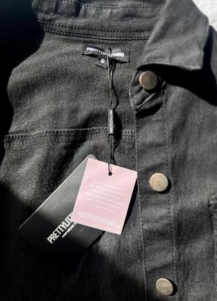 Нова джинсова куртка pretty little thing5 фото