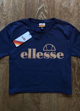 Новый синий женский топ футболка свитшот худи ellesse размер xs