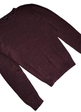 Чоловічий светр cedarwood state бордовий тонкий весняний осінній