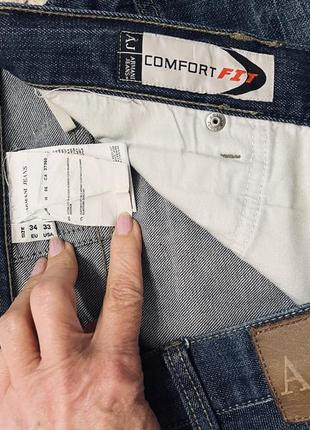 Джинсы, штаны armani jeans оригинал бренд классика размер 34/33, 36/332 фото