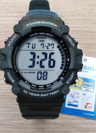 Часы мужские casio ae-1500whx-3a с удлиненным ремешком2 фото