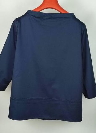 Cos стильная и элегантная рубашка в темно синем цвете3 фото