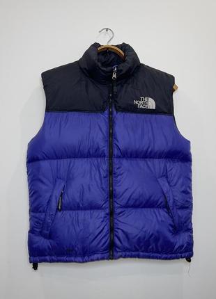 The north face nuptse retro vintage безрукавка пух