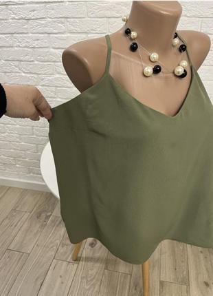 Блузка блуза майка топ р 50 бренд "new look"3 фото