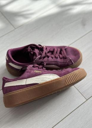 Puma suede кеды кроссовки замша 37 размер 23,5 см1 фото