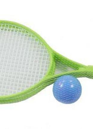 Дитячий набір для гри в теніс технок (зелений)