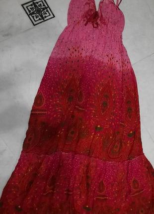 Платье, платье, сарафан в стиле бохо длинное5 фото