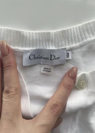 Біле болеро кофтинка christian dior2 фото