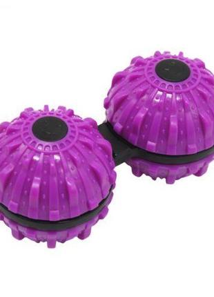 Уценка. антистресс massage ball fidget сиреневый - не работает один шарик1 фото