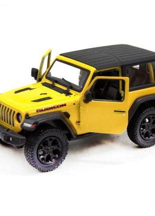 Машинка kinsmart "jeep wrangler" (жовтий)