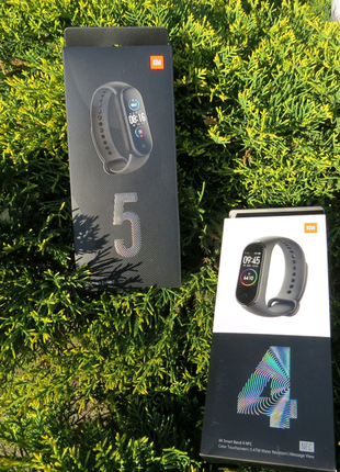 Фітнес часи xiaomi mi band 4 та xiaomi mi band 5