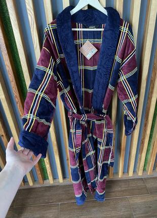 Новый махровый мужской халат туреченица alchera