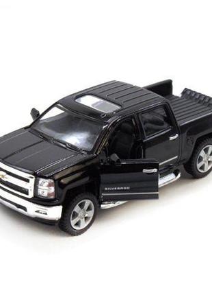 Машинка kinsmart "chevrolet silverado" (чорна)