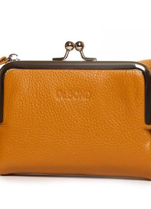 Гаманець шкіряний жіночий classic dr. bond wn-23-13 yellow