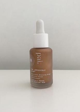 Жидкий хайлайтер pai the impossible glow hyaluronic highlighting drops (bronze) 30 мл3 фото