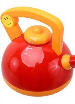 Посуд "юна господиня" № 2 "чайник" (червоний)