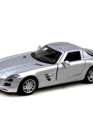 Машинка kinsmart "mercedes-benz sls amg" (срібляста)