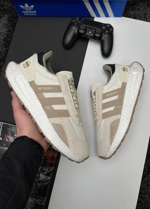 Мужские кроссовки adidas originals retropy e5 beige brown