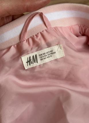 Куртка бомпер ветровка h&amp;m 140 новая2 фото